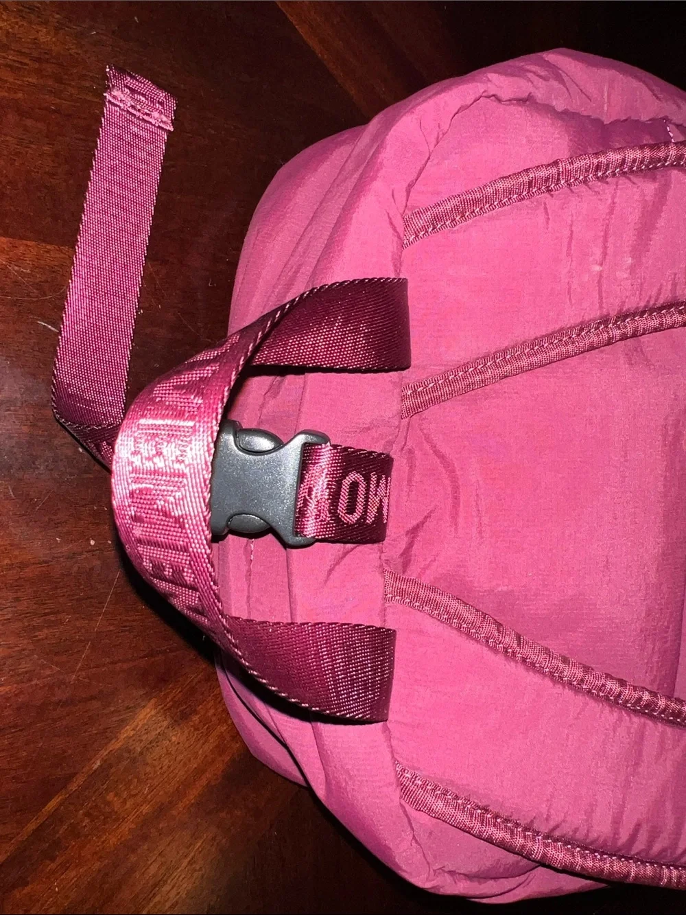 Free People Pink Quilted Backpack